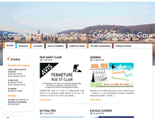 Tablet Screenshot of caudebec-en-caux.fr