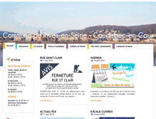 Tablet Screenshot of caudebec-en-caux.com